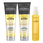John Frieda Sheer Blonde Shampoo + Cond.+ Spray Clareador