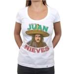 Juan Nieves - Camiseta Clássica Feminina
