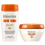 Kérastase Kit Duo Nutritive Cabelos Finos - Shampoo Bain Satin 1 250ml + Máscara Cabelos Finos 200ml
