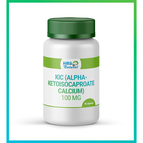 Kic (alpha-ketoisocaproate Calcium) 100mg Cápsulas Vegan 30 Cápsulas