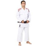 Kimono Judo Trançado Serie Prata Brco A6