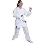 Kimono Karate - Microfibra - Branco - Adulto - Shiroi