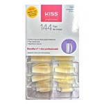 Kiss 144 Tips de Unhas Longo Natural Ref. 144ps11br