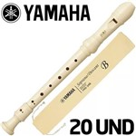 Kit 20 Flautas Yrs-24b Yamaha Doce Barroca Resina Abs - Yamaha