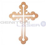 Kit 10 Crucifixo Modelo 2 de 20 Cm Mdf 3mm Cruz Religioso