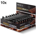 Kit 10X Choko Crunch - 12 Unidades 40g Chocolate Meio Amargo - Probiótica