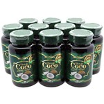 Kit 10x Oleo de Coco 1000mg Nutraceuticos Naturcaps Naturgen