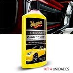 Kit 4 Shampoo Ultimate Automotiva Meguiars Cera G177475