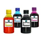 Kit 4 Tintas para HP Deskjet GT 5822 | GT51 | GT52 Black Pigmentada e Coloridas Corantes - 2000ml