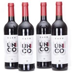 Kit 4 Unidades Vinho Português Tinto Seco Udaca Caso Único 750ml