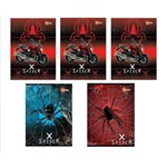 Kit 5 Cadernos Brochurão X Spider 96 Folhas - Máxima