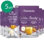 Kit 5 Golden Beauty Super Food Golden Milk 60g Sanavita