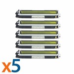 Kit 5 Toners para HP CP1025 | M175NW | CE312A | 126A Yellow Compatível