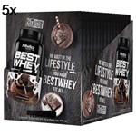Kit 5X Best Whey - 15 Sachês 40g Double de Chocolate - Atlhetica Nutrition