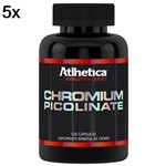 Kit 5X Chromium Picolinate - 120 Cápsulas - Atlhetica Nutrition