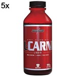 Kit 5X L-Carn Liquid - 480ml Tangerina - IntegralMédica