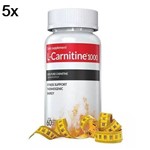 Kit 5X L-Carnitine 1000 - 60 Cápsulas - Inove Nutrition