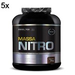 Kit 5X Massa Nitro - 3000g Chocolate - Probiótica
