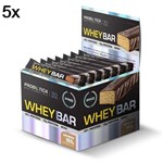 Kit 5X Whey Bar High Protein - 24 Unidades 40g Amendoim - Probiótica