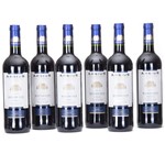 Kit 6 Unidades Vinho Francês Tinto Bordeaux Arsius 750ml