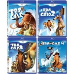 Kit a Era do Gelo Vol. 1, 2, 3 e 4 - Blu Ray Infantil