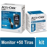 Kit Accu-chek Guide Monitor de Glicemia +50 Tiras Reagentes