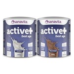 Kit 2 Active + Best Age Neutro/Chocolate da Sanavita 400g