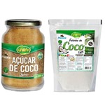 Kit Açúcar de Coco Orgânico e Farinha de Coco Ligth