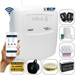Kit Alarme Residencial Casa Wifi ECP Sem Fio com Bateria