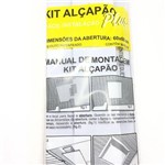 Kit Alçapão Plus Forro PVC Agilize 60x60cm C/ Dobradiça Branco Gelo