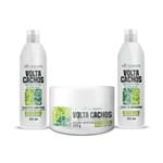 Kit All Nature Volta Cachos Shampoo 250ml + Leave-in 250ml + Máscara 250g