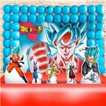Kit Aniversário Festa Infantil Dragon Ball Super Kit Ouro