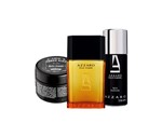 Kit Azzaro (Perfume 50ml + Desodorante + Pomada Modeladora para Cabelos) 50 Ml