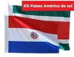 Kit Bandeiras Países da America do Sul KITAMER45