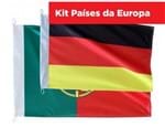 Kit Bandeiras Países da Europa KITEUR745