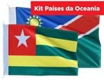 Kit Bandeiras Países da Oceania KITOCE126