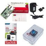 Kit Básico Raspberry Pi 3 - 16gb Case Premium Cooler
