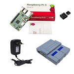 Kit Básico Raspberry Pi 3 - Case Snes