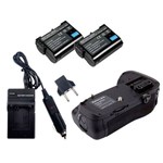 Kit Battery Grip MB-D14 para Nikon D600 + 2 Baterias EN-EL15 + Carregador