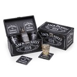 Kit Baú com Whisky Jack Daniel's 375ml + 2 Copos Personalizados + 2 Porta Copos (SQ14247)