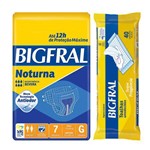 Kit Bigfral Fralta Geriátrica Noturna Grande 7 Unidades + Toalha Umedecida Adulto 40 Unidades
