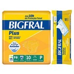 Kit Bigfral Fralta Geriátrica Plus Pequena 10 Unid + Toalha Umedecida Adulto 40 Unid