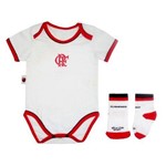 Kit Body Flamengo Branco