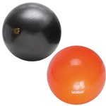 Kit Bola Fit Ball Training 65cm Pretorian + Bola para Yoga Pilates 25 Cm Overball Liveup Ls3225