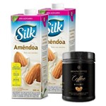 Kit Braincoffee Mct 200g e Leite Amêndoa Silk Original