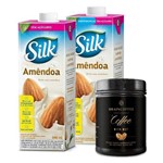 Kit Braincoffee MCT e 1L Silk Amêndoa e 1L Silk Baunilha