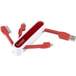 Kit Cabo Canivete para Smartphone Lithining / 30pin / USB / Micro Usb - IKase