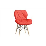 Kit 2 Cadeira Slim Eiffel Notável Vermelha