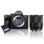 Kit Câmera Sony A7III Mirrorless + Lente Sony 16-70mm (SEL1670Z) + Cartão SDXC 64Gb de 95Mb/s