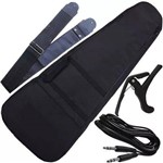 Kit Capa Bag Ultra Resistente Acolchoada para Violão Folk